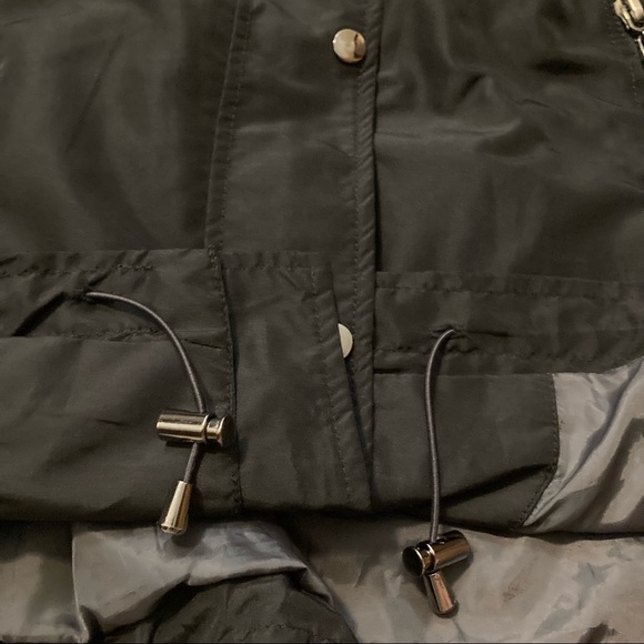 Mossimo Supply Co Black (Hoodless) Wind Rain Utility Jacket Large - Picture 6 of 9